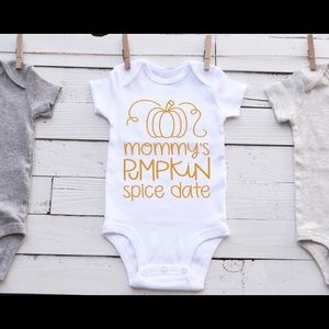Mommy’s Pumpkin Spice Date Custom Onesie
